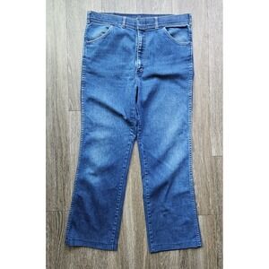 Vintage 70's Sportabouts Jeans‎ Mens 36 x 26 USA Western Medium Wash Blue Denim